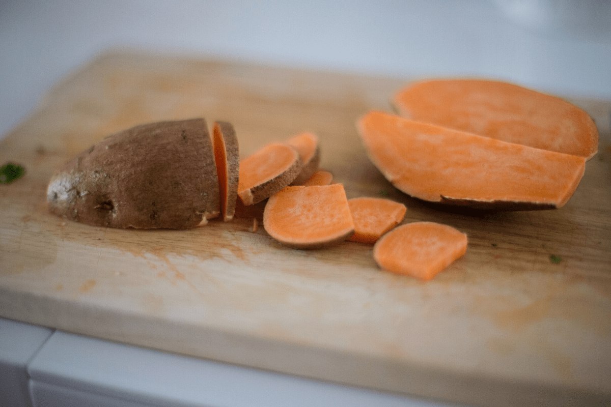 sweet potatoes raw